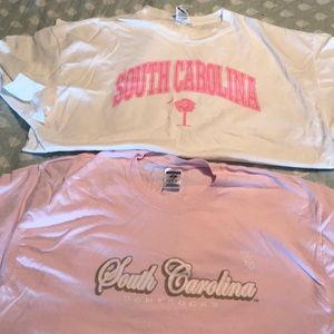 2 South Carolina T shirts xl